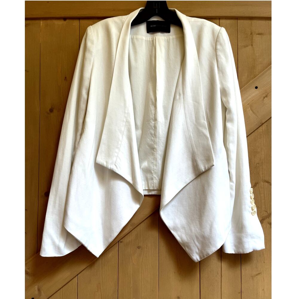 BCBG Maxazria White Blazer Size Small